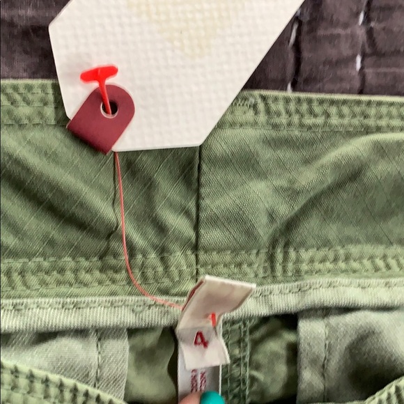 Joie women’s green cotton pants sz 4 new with tag - Picture 4 of 10